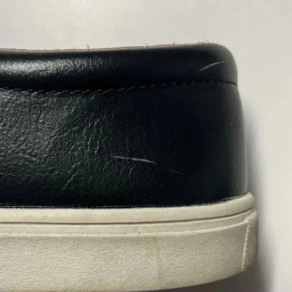 Imperfect quilted shoes Target A New Day black‎ quilted slip on shoes sneakers 6